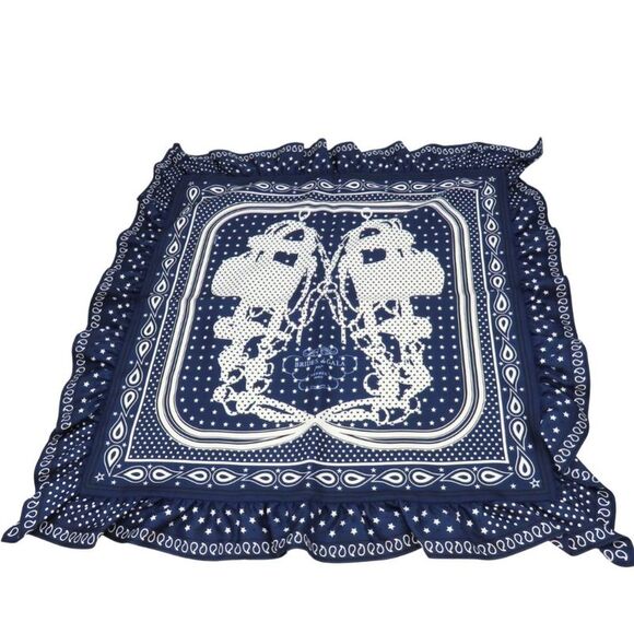 Hermes Silk Carré 70 Brides de Gala Bandana Dot Scarf - Picture 1 of 6